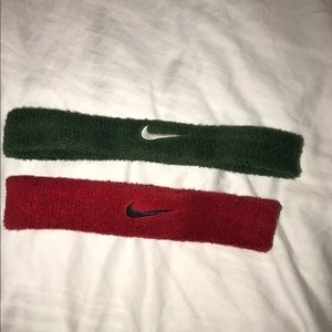 Two nike headbands
